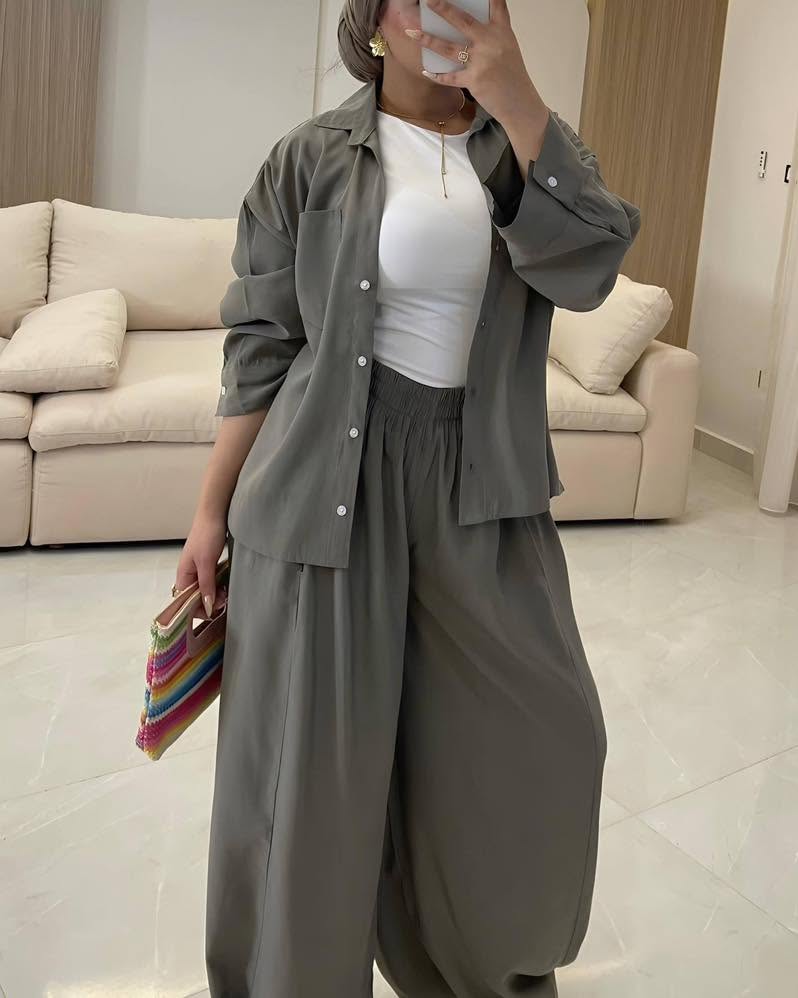 Linen Co-ord Set – Green