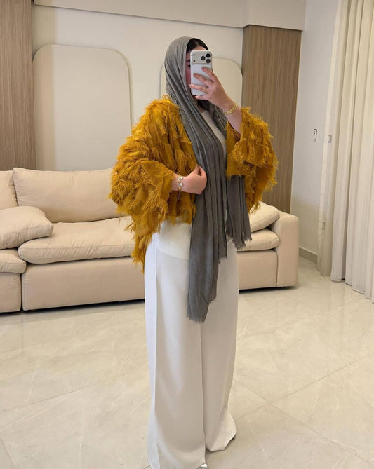 Fringe Chiffon Blouse