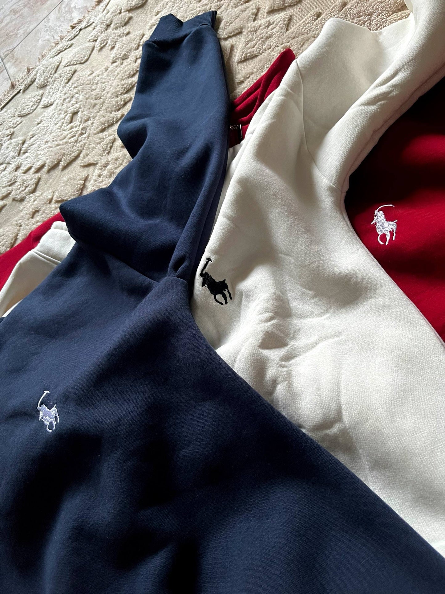 Polo shirt with half zipper
