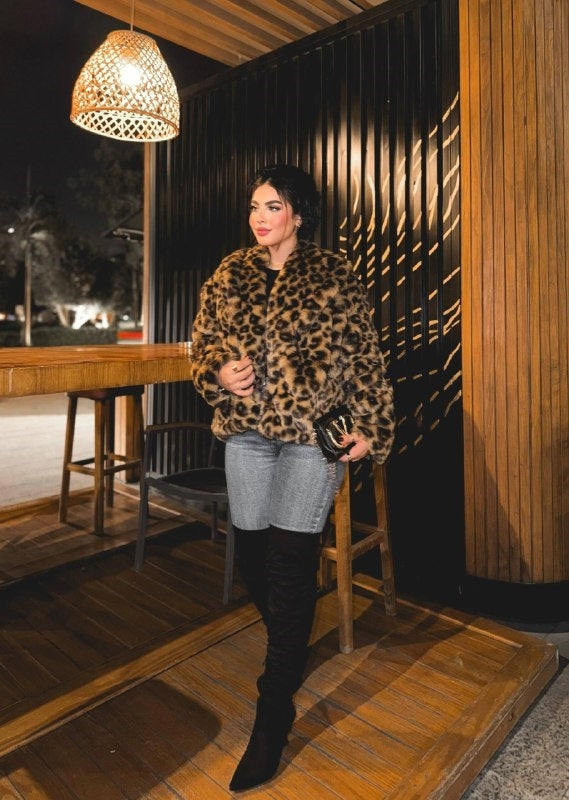 Imported tiger fur jacket