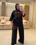 Luxe Casual Co-ord Set – NYC Black