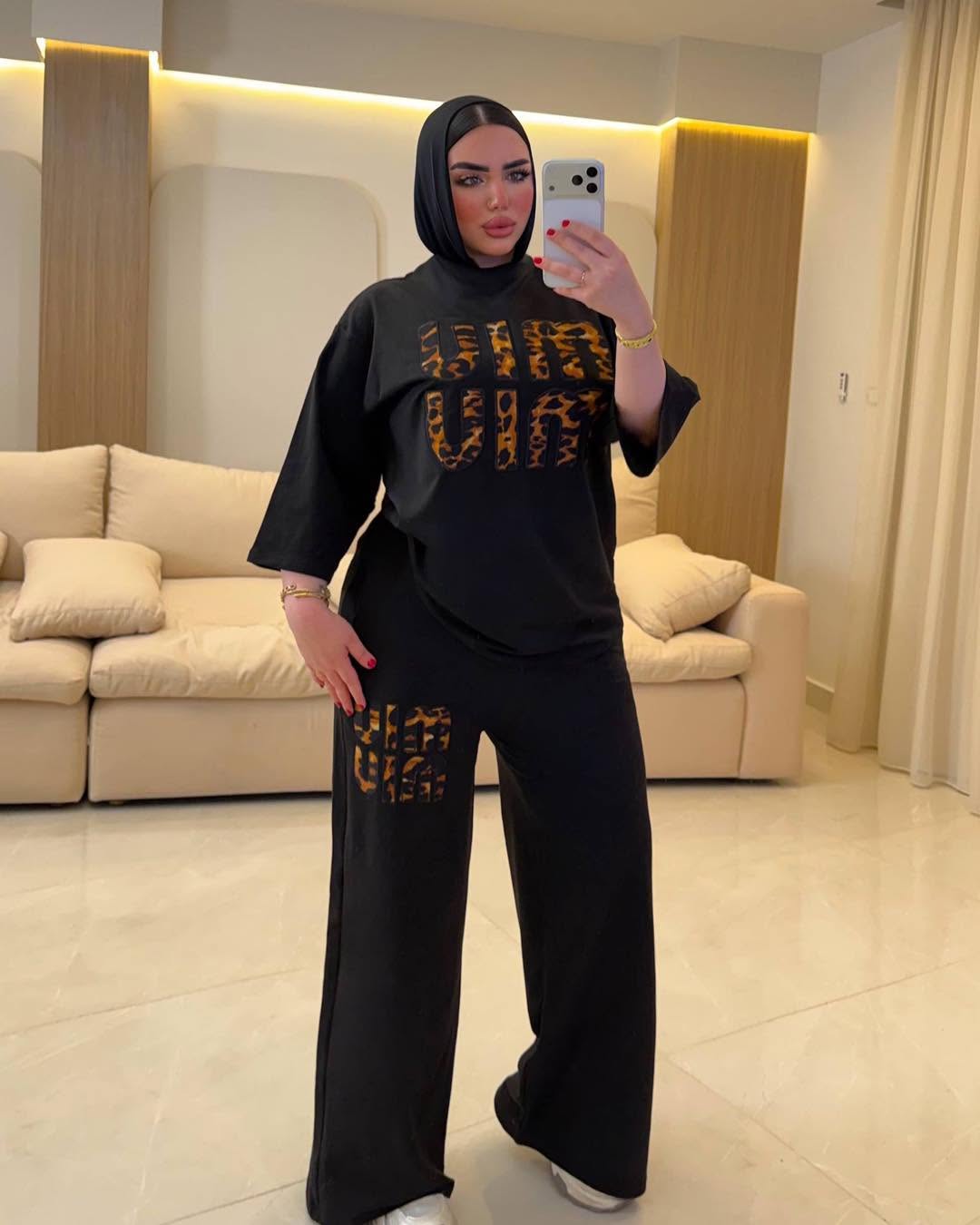 Luxe Casual Co-ord Set – NYC Black